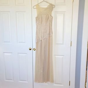 ABS Allen Schwartz Collection Sequin and Lace Gown:  FINAL